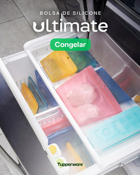Saco de Silicone Multiuso G Ultimate Tupperware Azul 1,7L