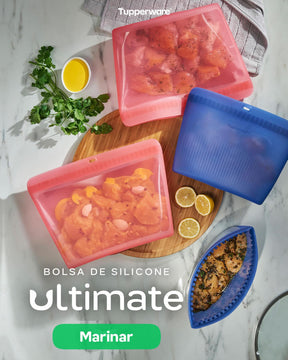 Saco de Silicone Multiuso G Ultimate Tupperware Azul 1,7L