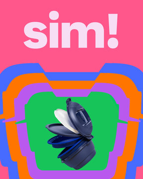 Panela para Micro-Ondas Micro Urban Plus Tupperware 3L Mar Profundo