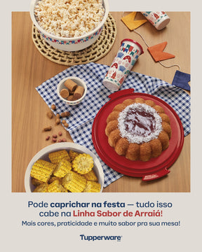 Tigela Bowl Murano Tupperware Festa Junina Sabor De Arraiá 2,5L