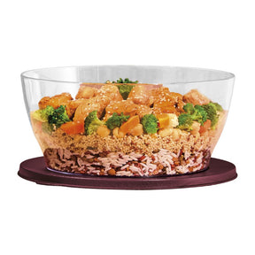 Tigela Clear Tupperware 2,4L Merlot