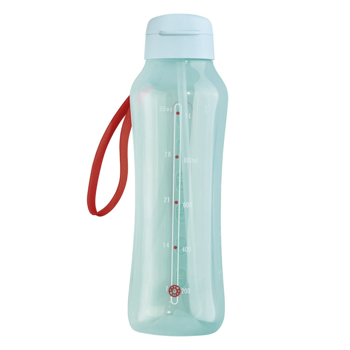 Garrafa de Água Tupperware Aquavibe 1,2L Azul Claro