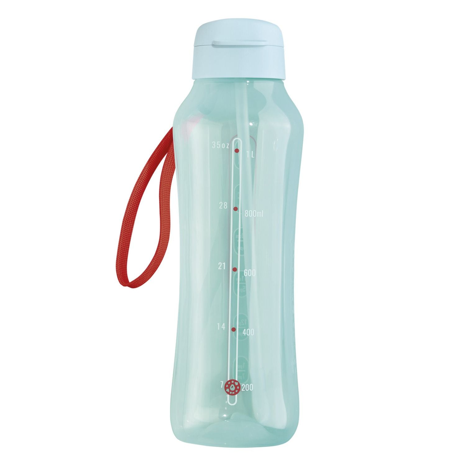 Garrafa de Água Tupperware Aquavibe 1,2L Azul Claro