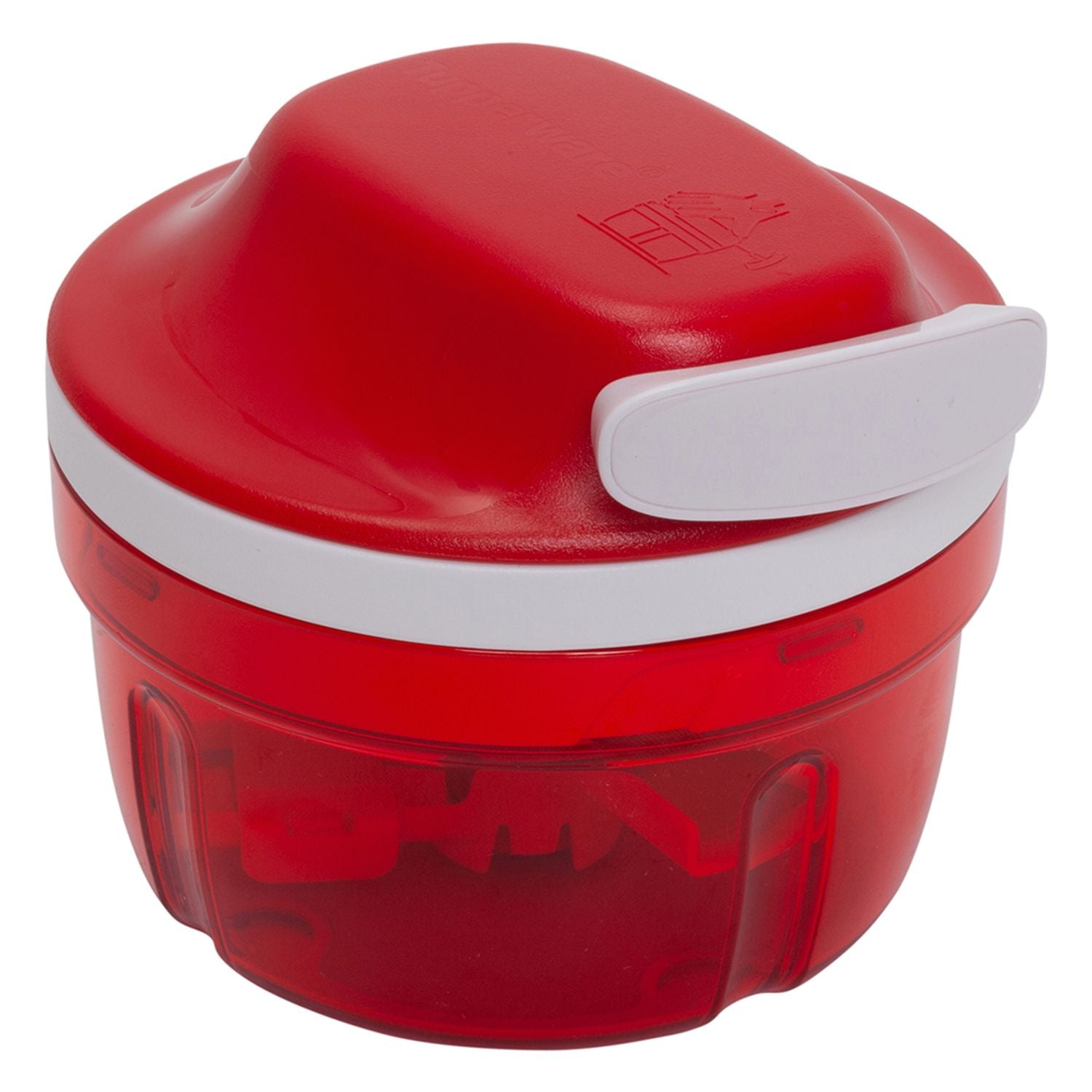 Mini Triturador de Alimentos Tupperware Turbo Chef Supersonic Vermelho 300ml