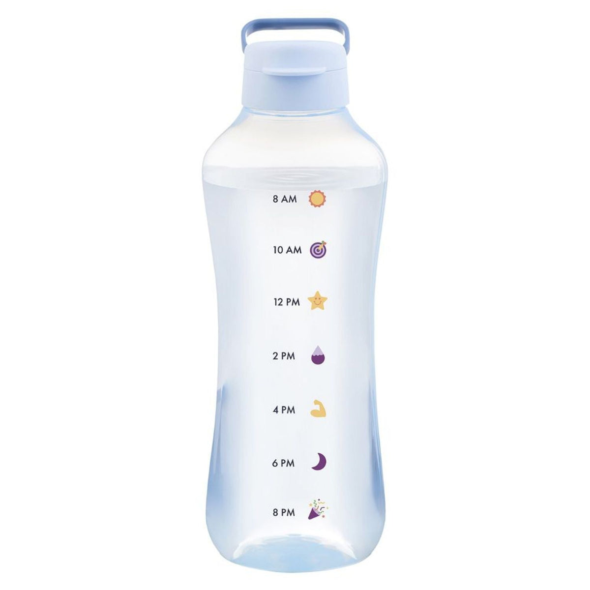 Garrafa de Agua Aquavibe Motivacional Tupperware 2L Azul