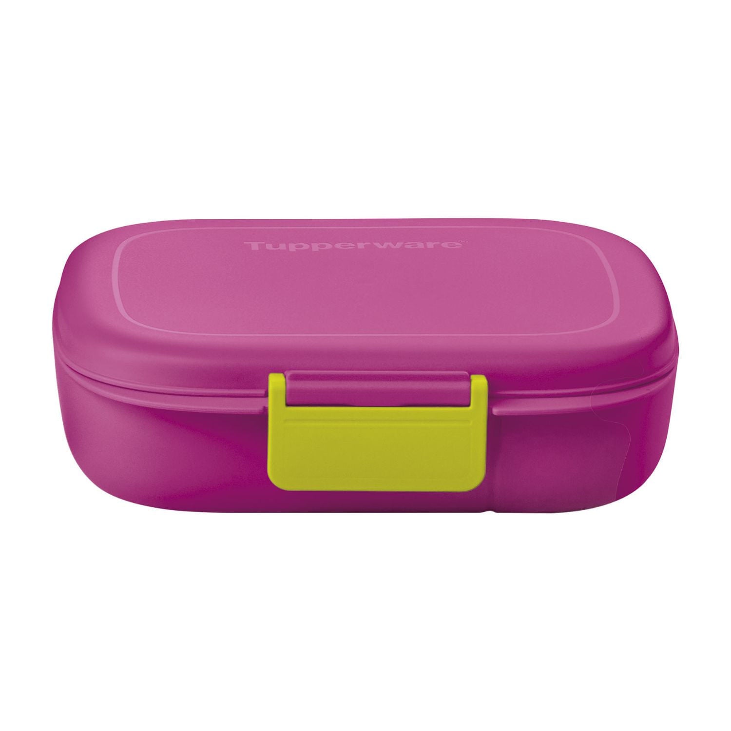Porta Lanche com Divisórias Tupperware Descomplica Rosa Escuro 825ml
