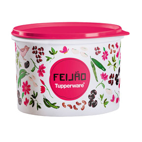 Pote para alimentos Tupper Caixa Feijão Tupperware 2Kg Floral