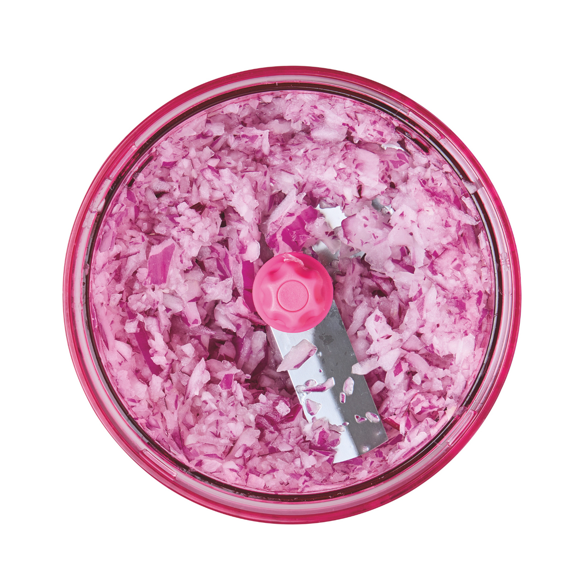 Triturador e Processador de Alimentos Turbo Chef Supersonic Tupperware 300ml Rosa