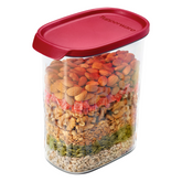 Pote Hermético Ultra Clear Tupperware 2,2L Vermelho