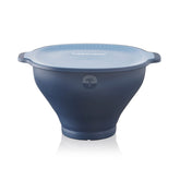 Pipoqueira de Silicone para Micro-Ondas Dobrável Wow Pop Tupperware Azul