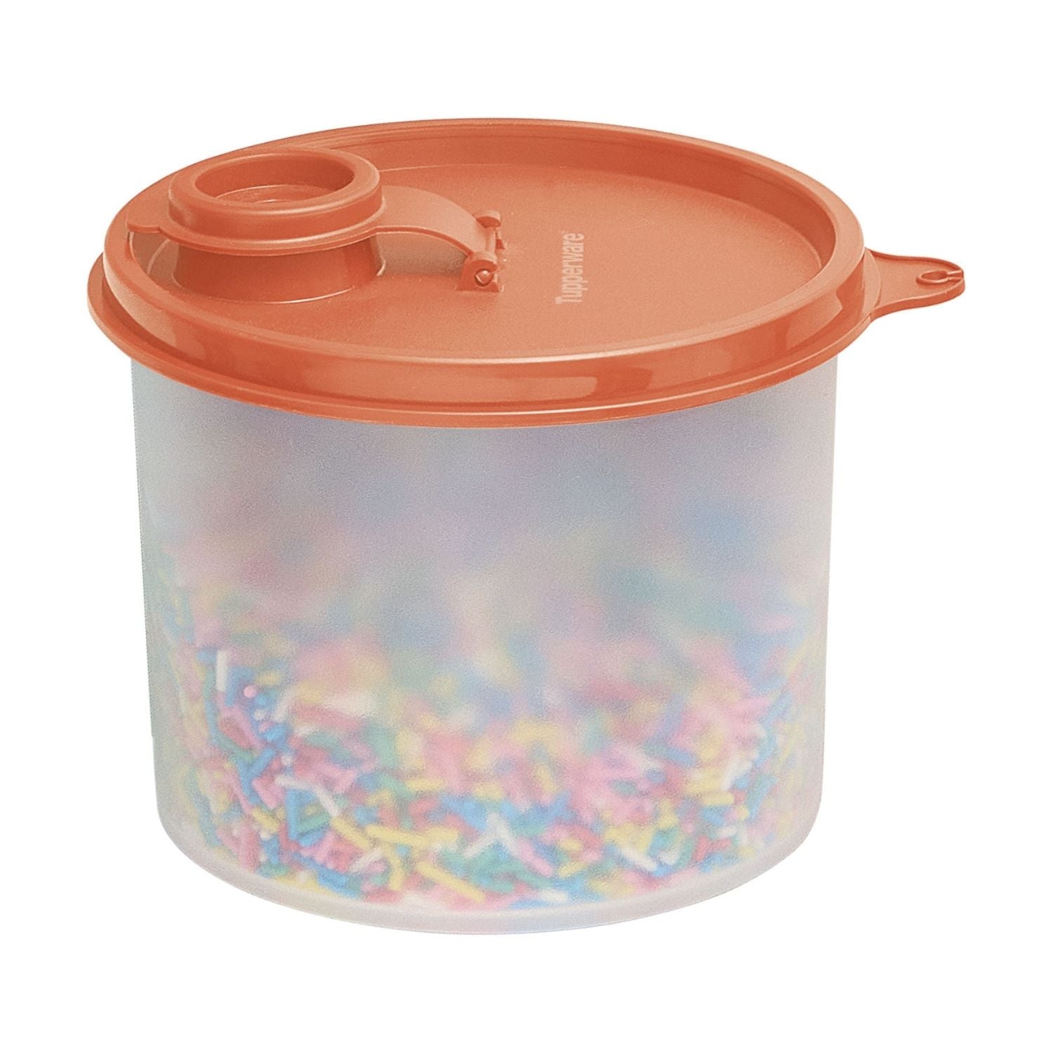 Pote Tupper Redondinha Com Bico Dosador Tupperware 500ml Salmão
