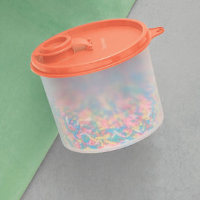 Pote Tupper Redondinha Com Bico Dosador Tupperware 500ml Salmão