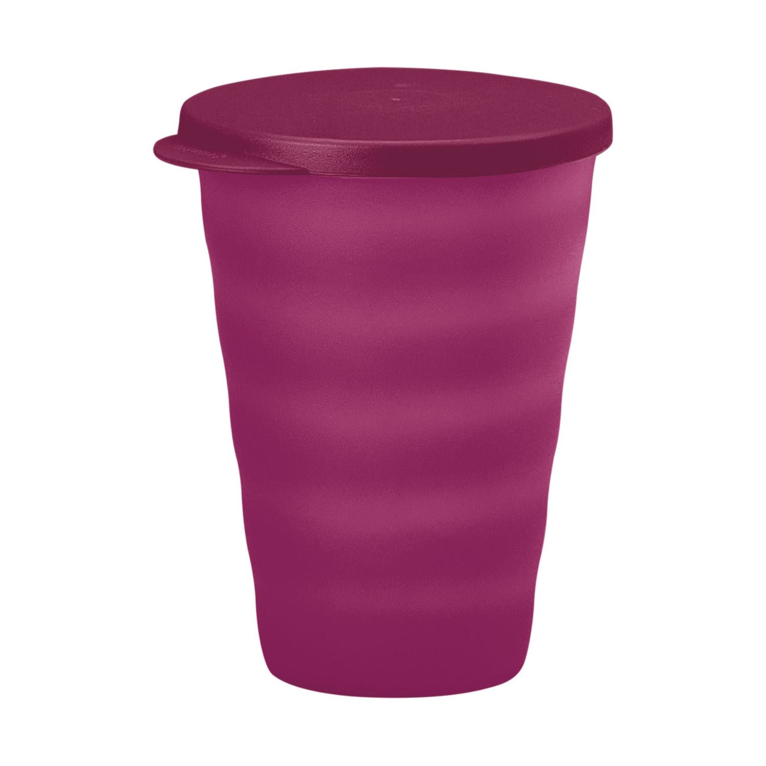 Copo com Tampa Tupperware Murano Vinho 500ml