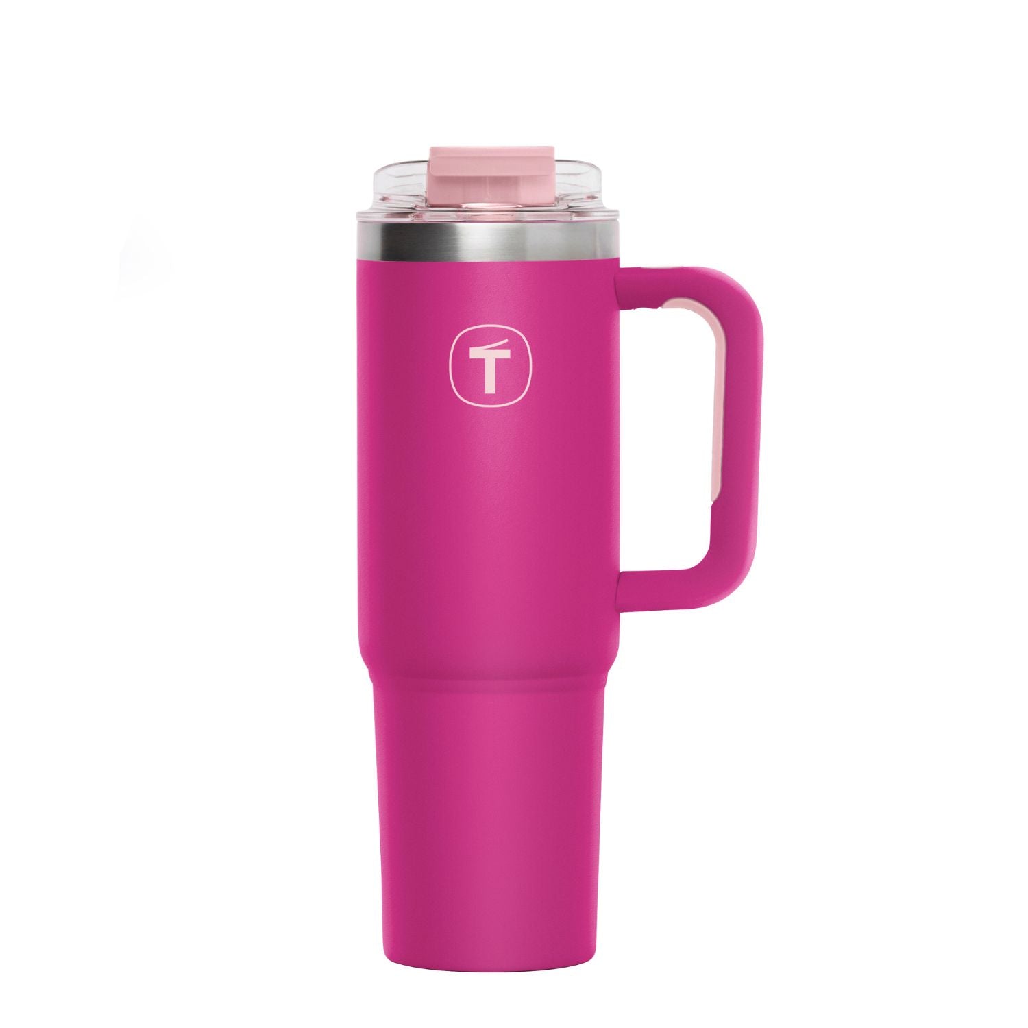 Copo Térmico Big T Com Canudo Tupperware 1,1L Rosa