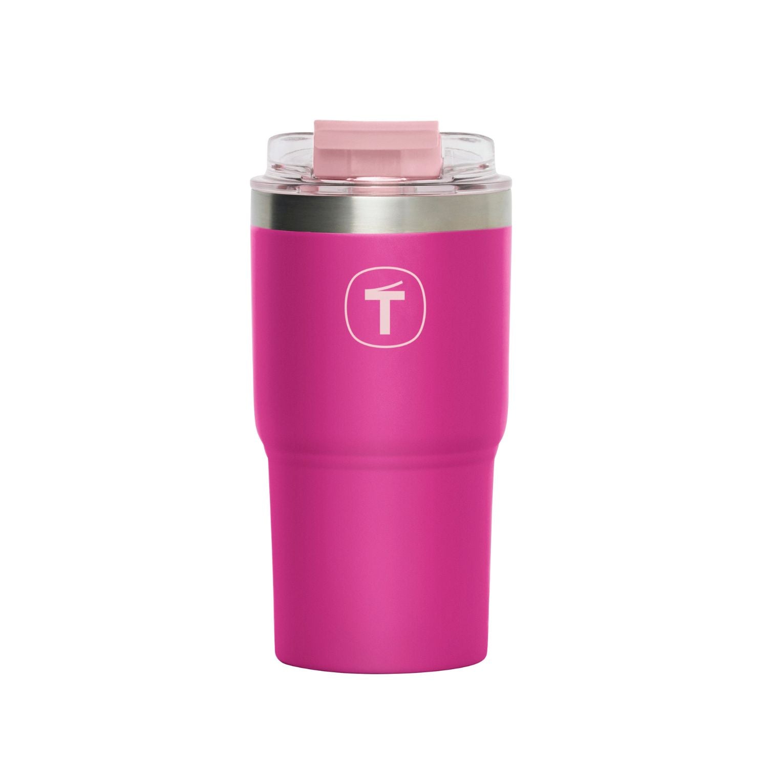 Copo Térmico Big T Com Canudo Tupperware 630ml Rosa