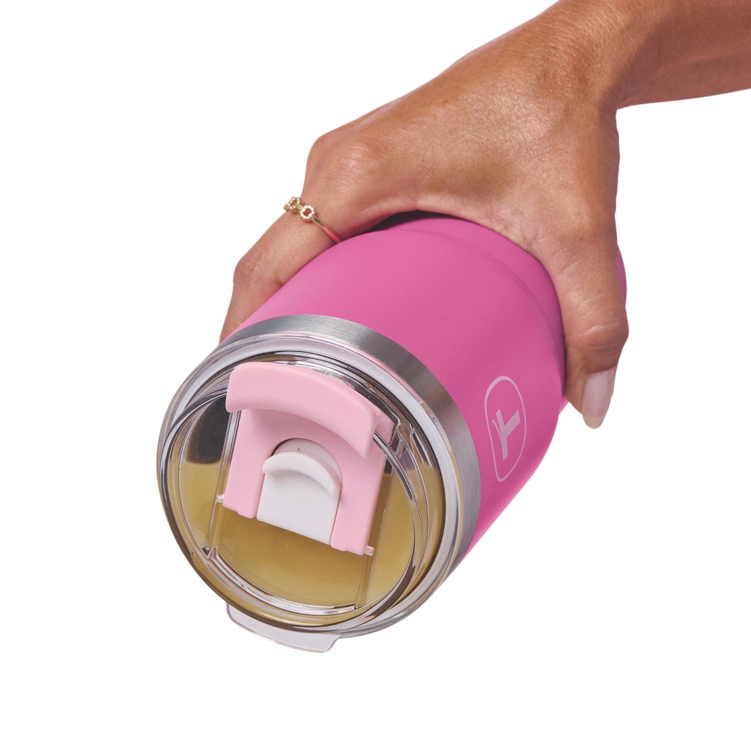 Copo Térmico Big T Com Canudo Tupperware 630ml Rosa