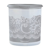 Pote Hermético Instantânea Mágica Brilho de Renda Tupperware 4,2L Prata