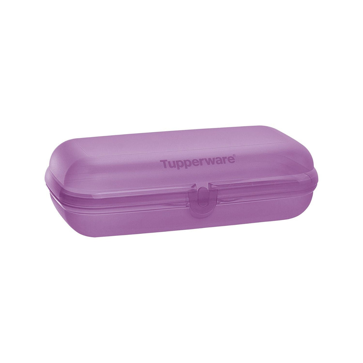 Porta Lanche Tupper Snack Tupperware Grande Roxo