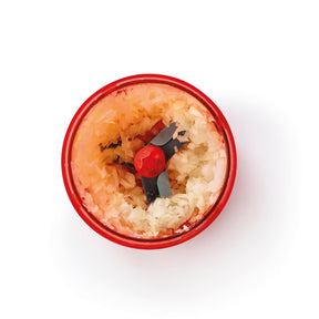 Mini Triturador de Alimentos Tupperware Turbo Chef Supersonic Vermelho 300ml