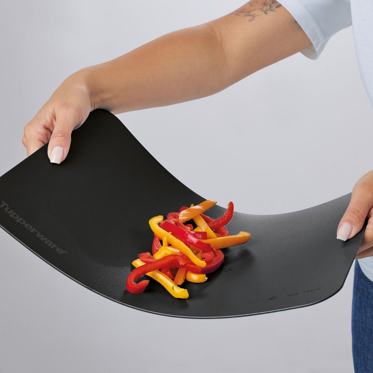 Tábua de Corte Flexível Tupperware Preta