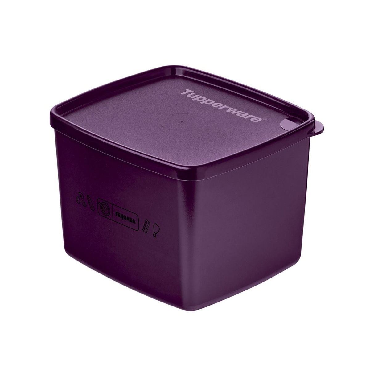 Pote Hermético Tupperware Jeitoso Feijoada Roxo 800ml