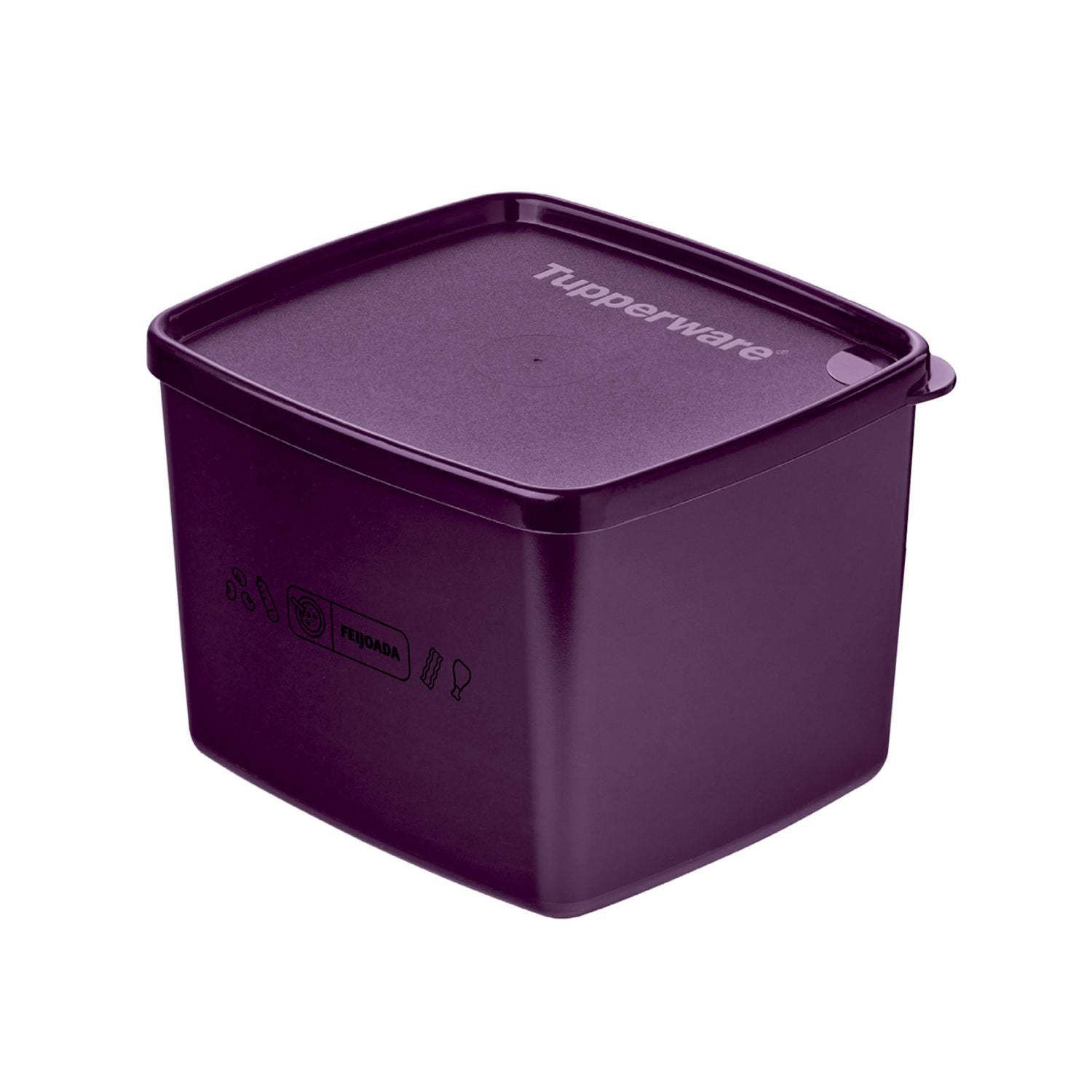 Pote Hermético Tupperware Jeitoso Feijoada Roxo 800ml