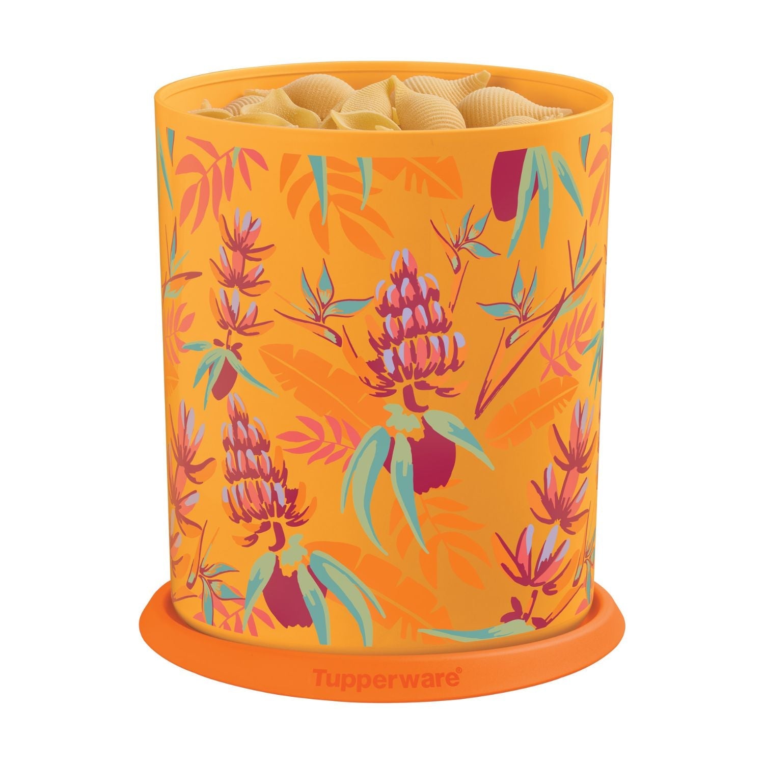 Pote Tupperware Instantânea Mágica Tropicália Laranja 4,2L