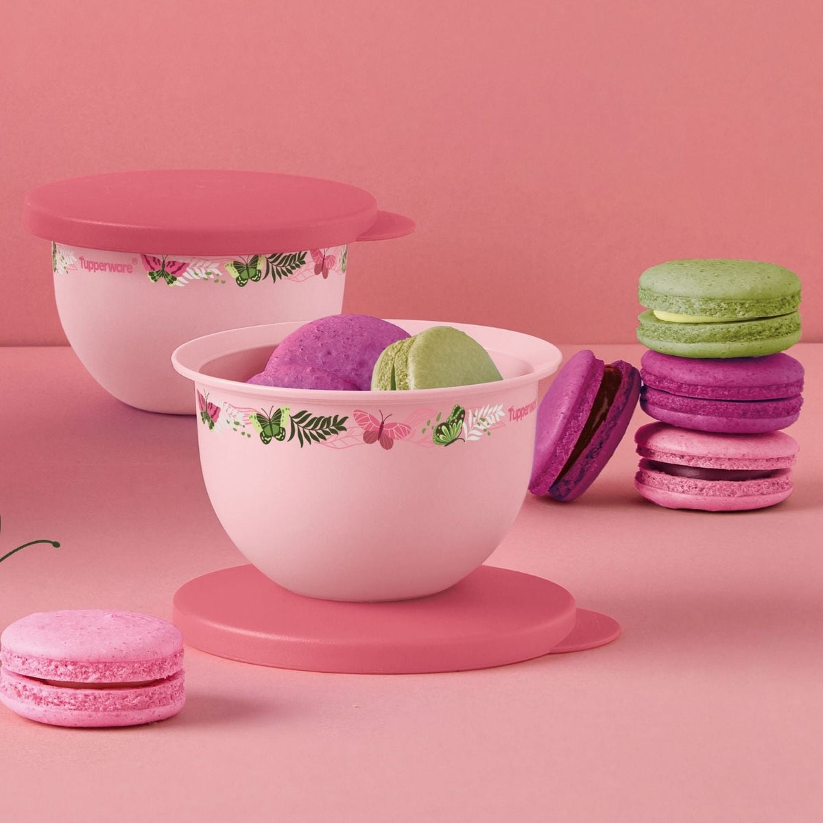 Tigela Tupperware Murano 200ml Borboletas