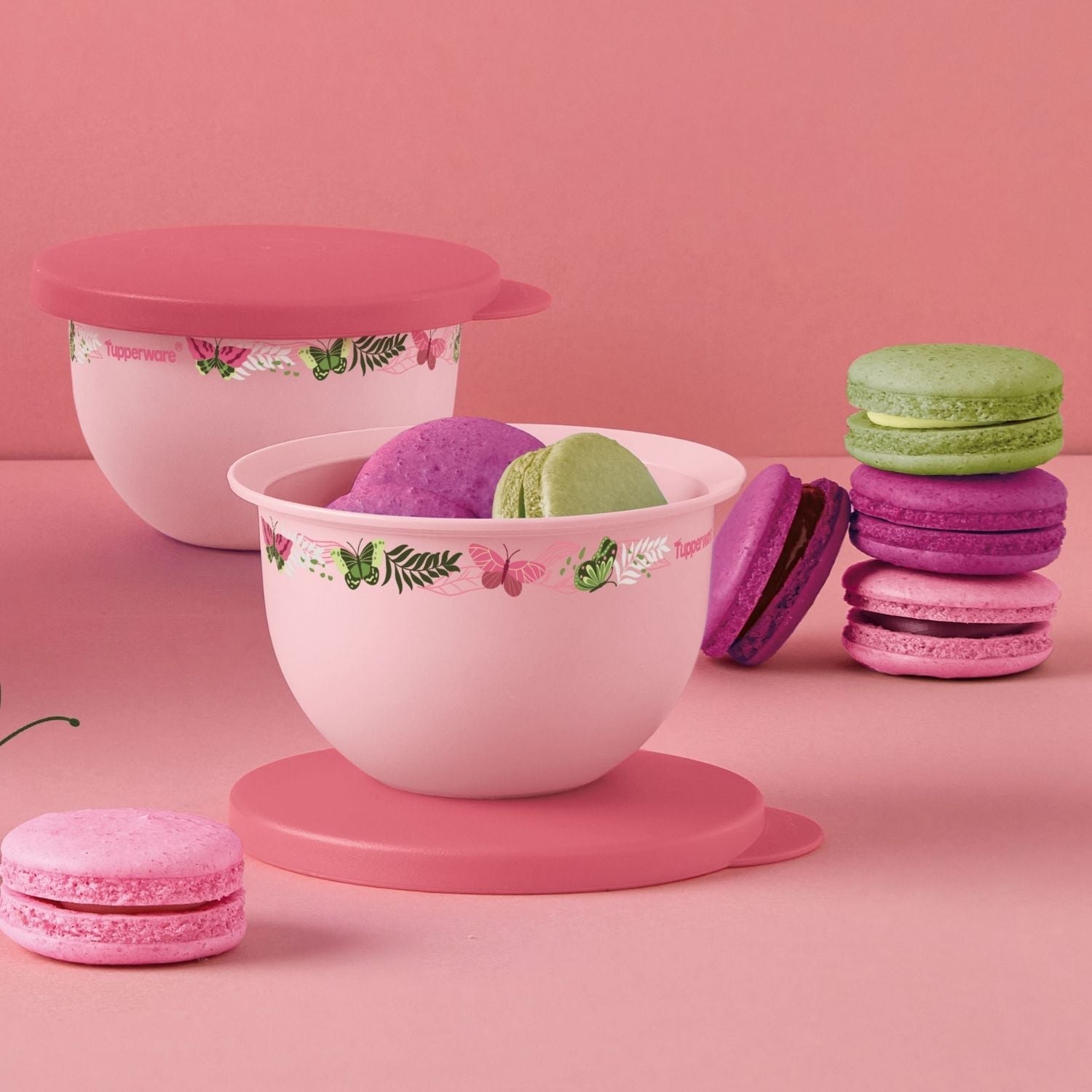 Tigela Tupperware Murano 200ml Borboletas