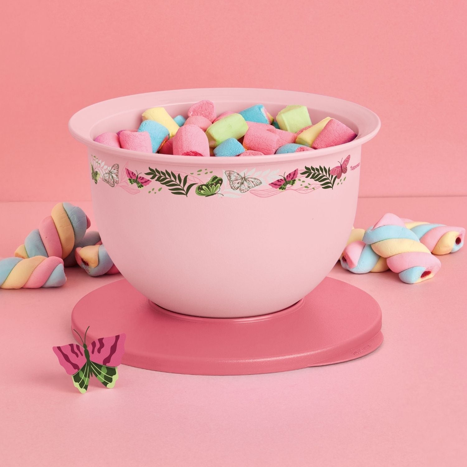 Tigela Tupperware Murano 1,3L Borboletas