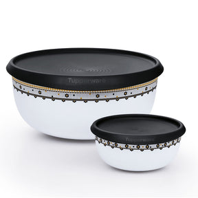 Tigela Toque Mágico Tupperware Ladrilhos 4,3L Branco