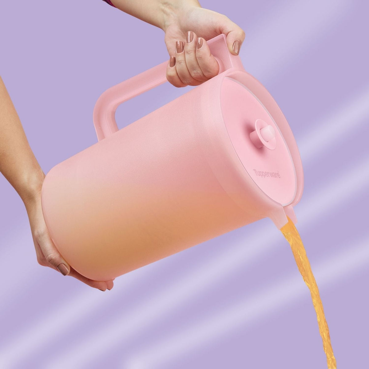 A Jarra Tupperware Algodão Doce 3,8L Rosa