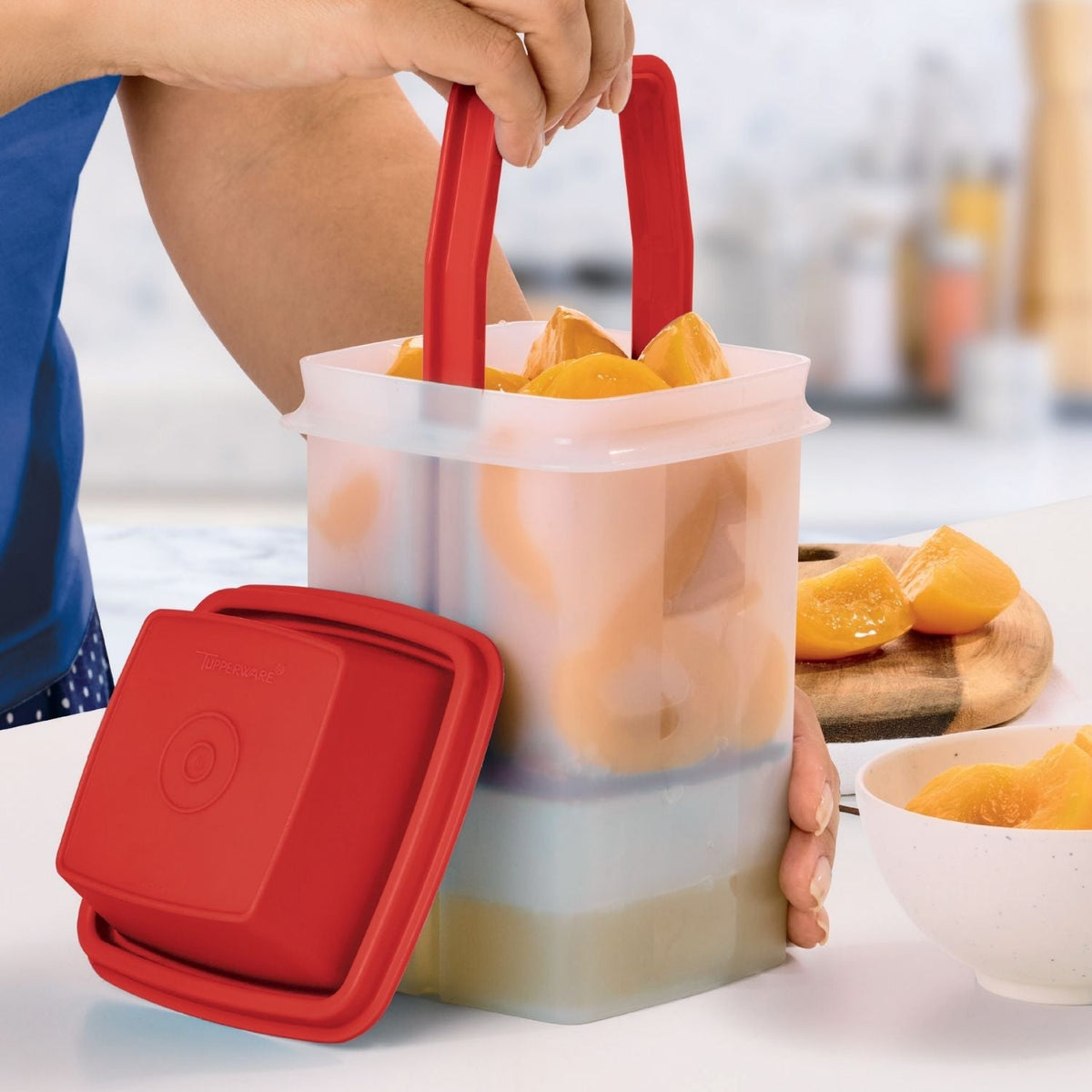 Escorredor de Alimentos Serve E Conserva Tupperware 1,2L Vinho