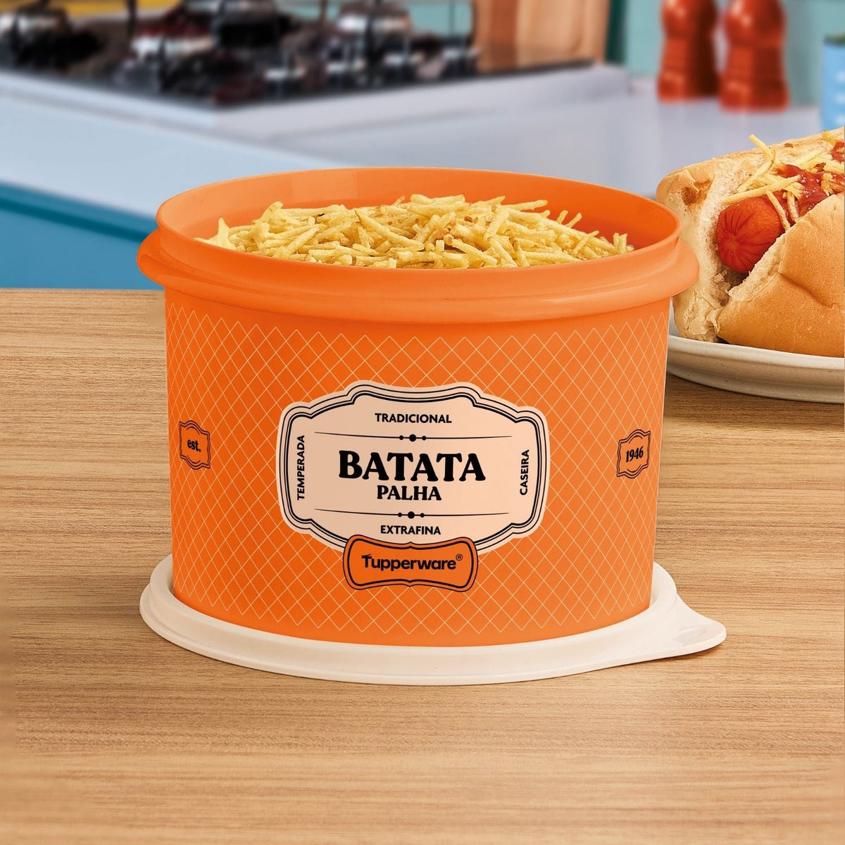 Tupper Caixa Batata Palha Essences 210G